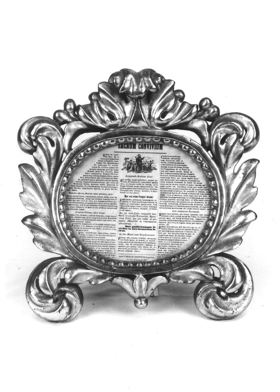 cartagloria, opera isolata - bottega piemontese (prima metà sec. XIX)