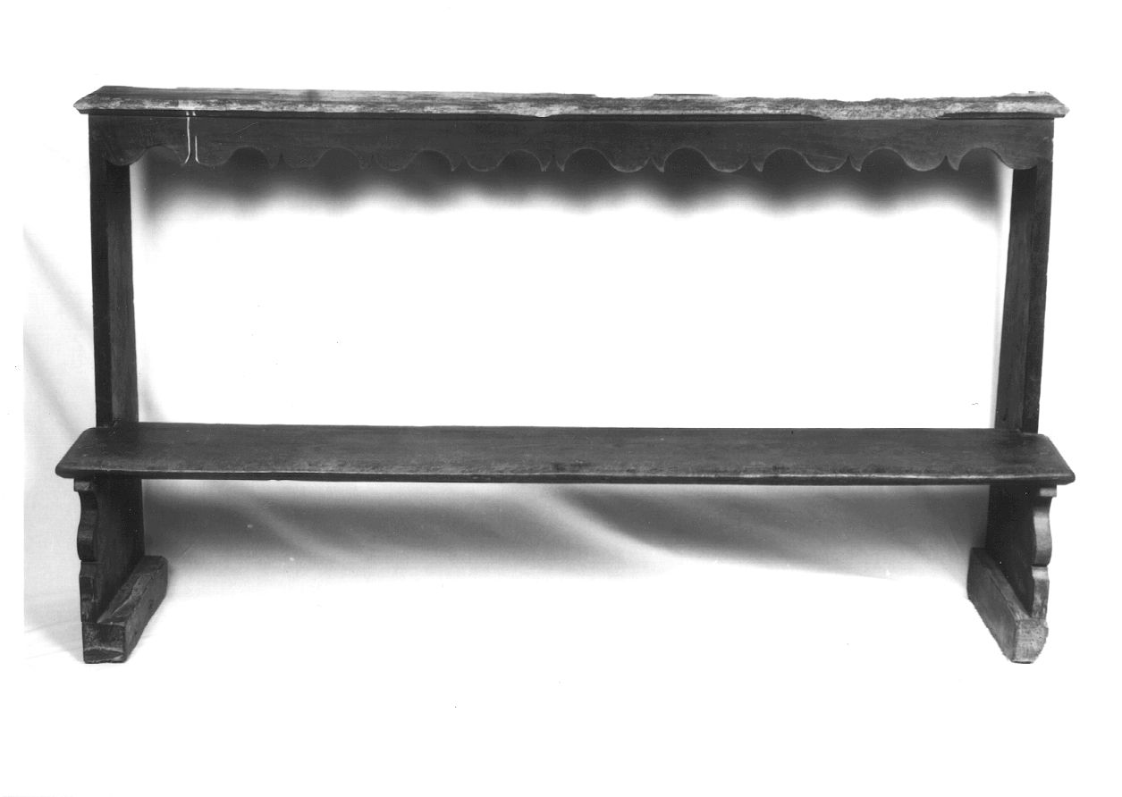 inginocchiatoio, opera isolata - bottega piemontese (sec. XVIII)