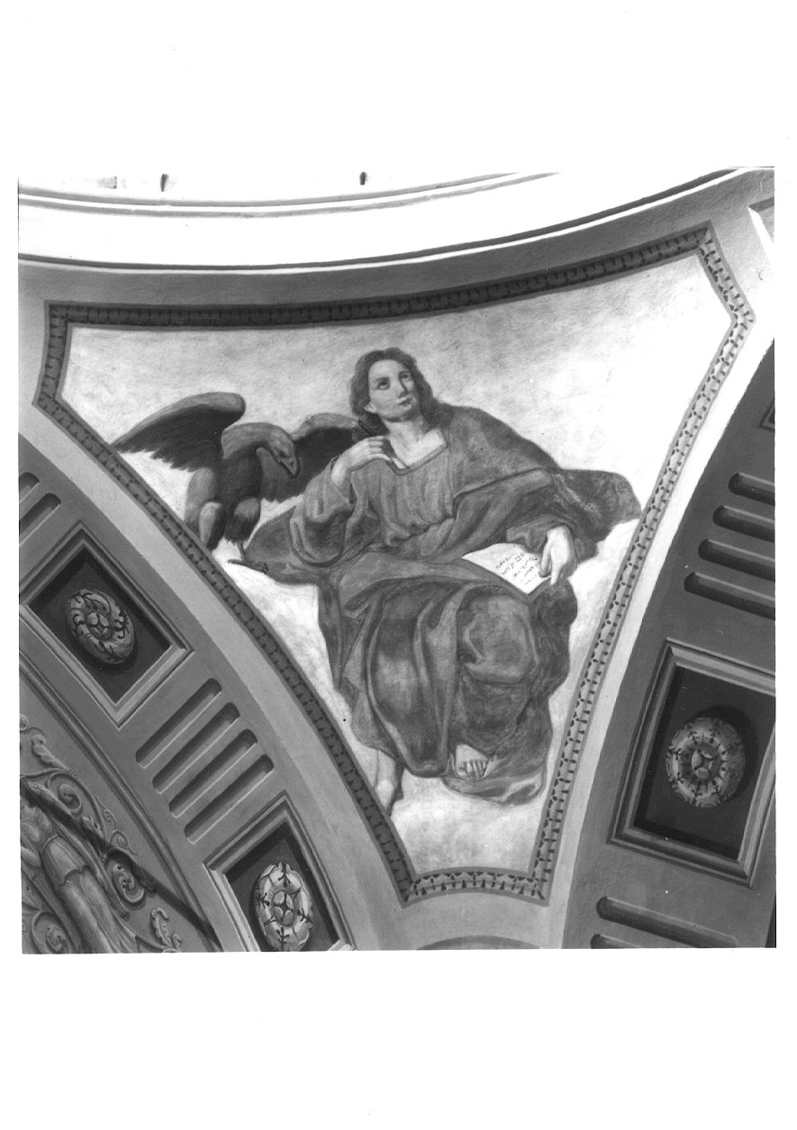 San Giovanni Evangelista (decorazione pittorica, elemento d'insieme) - ambito piemontese (prima metà sec. XIX)