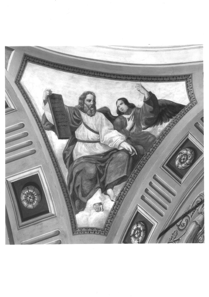San Matteo Evangelista (decorazione pittorica, elemento d'insieme) - ambito piemontese (prima metà sec. XIX)