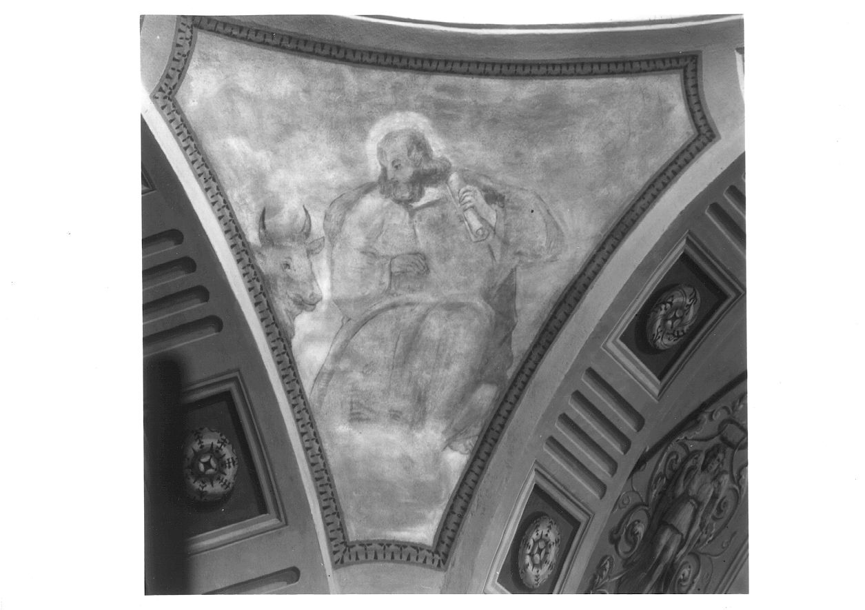 San Luca Evangelista (decorazione pittorica, elemento d'insieme) - ambito piemontese (prima metà sec. XIX)