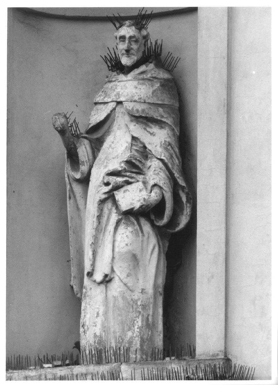 San Tommaso apostolo (statua, opera isolata) - bottega piemontese (prima metà, primo quarto sec. XVIII, sec. XX)