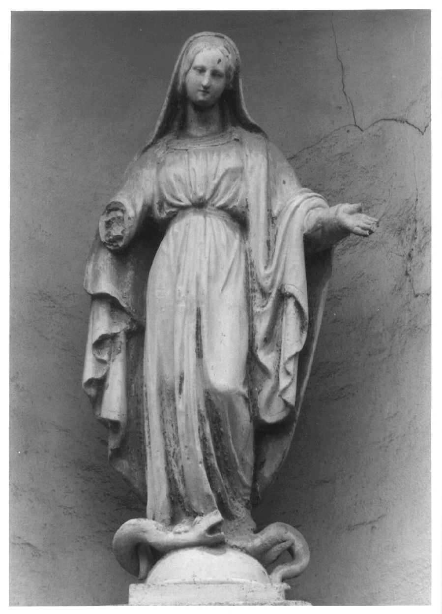 IMMACOLATA CONCEZIONE (statua, opera isolata) - bottega piemontese (primo quarto sec. XX)