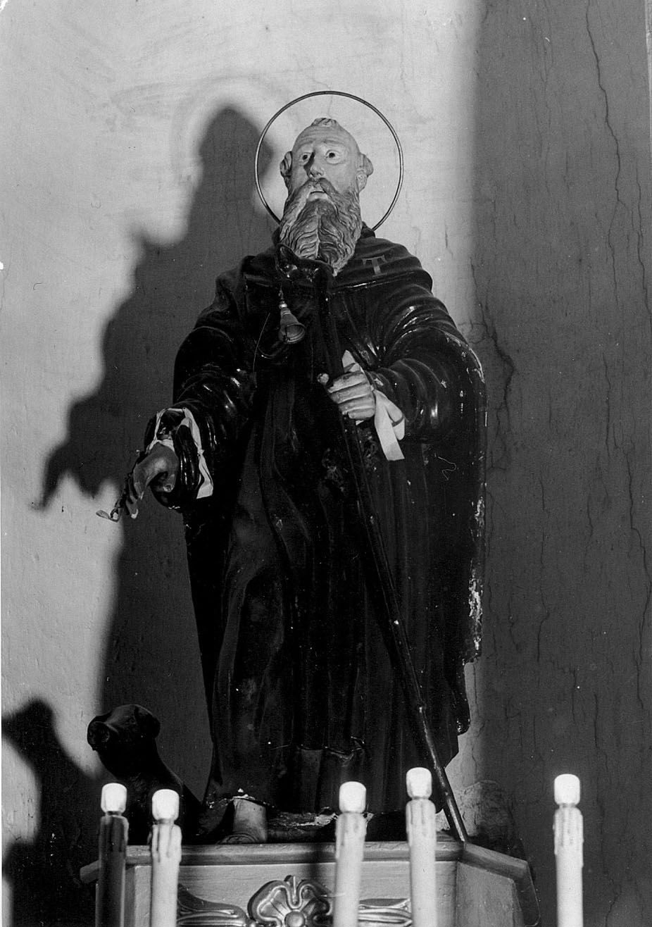 Sant'Antonio Abate (statua, opera isolata) - ambito lombardo (seconda metà sec. XVII)