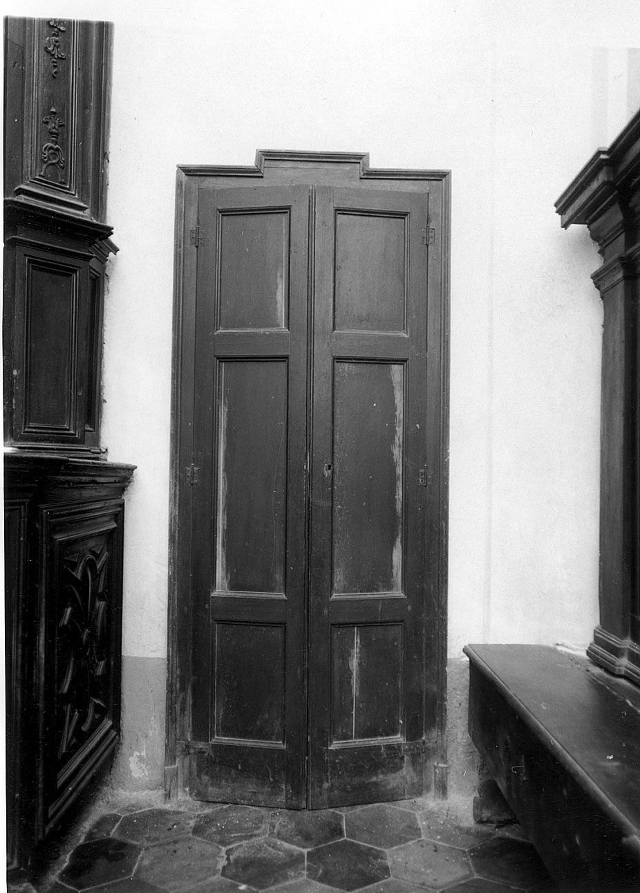 porta - a due battenti, opera isolata - produzione italiana (primo quarto sec. XX)