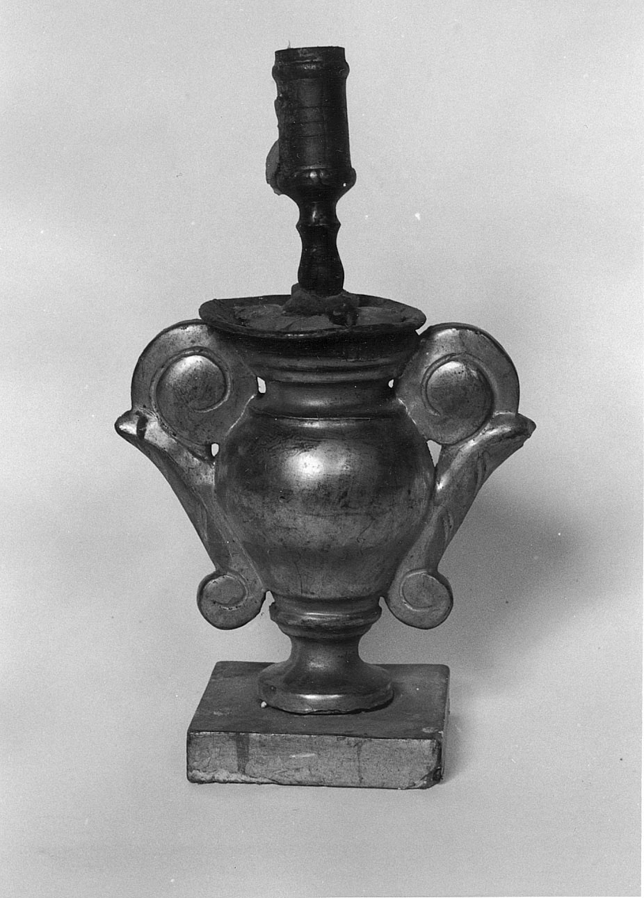vaso d'altare, serie - ambito ligure-piemontese (metà sec. XIX)