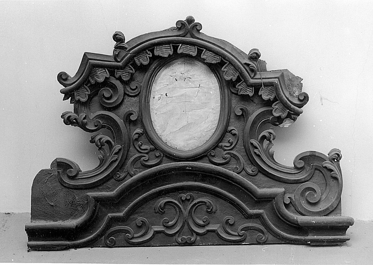 fastigio, elemento d'insieme - ambito ligure-piemontese (seconda metà sec. XVIII)