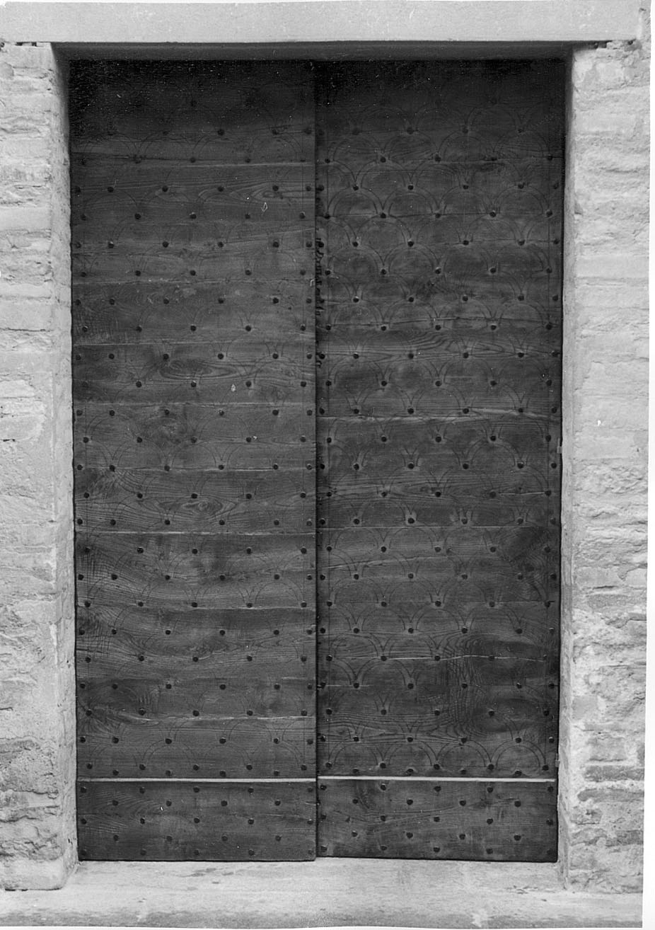 portone - a due battenti, opera isolata - produzione piemontese, ambito ligure-piemontese (metà sec. XVIII, sec. XX)