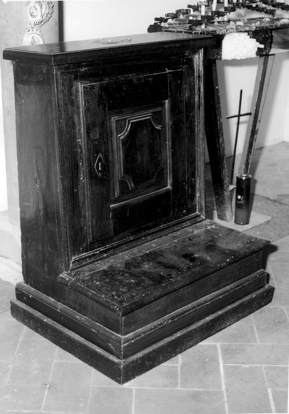 inginocchiatoio, opera isolata - ambito ligure-piemontese (metà sec. XIX)