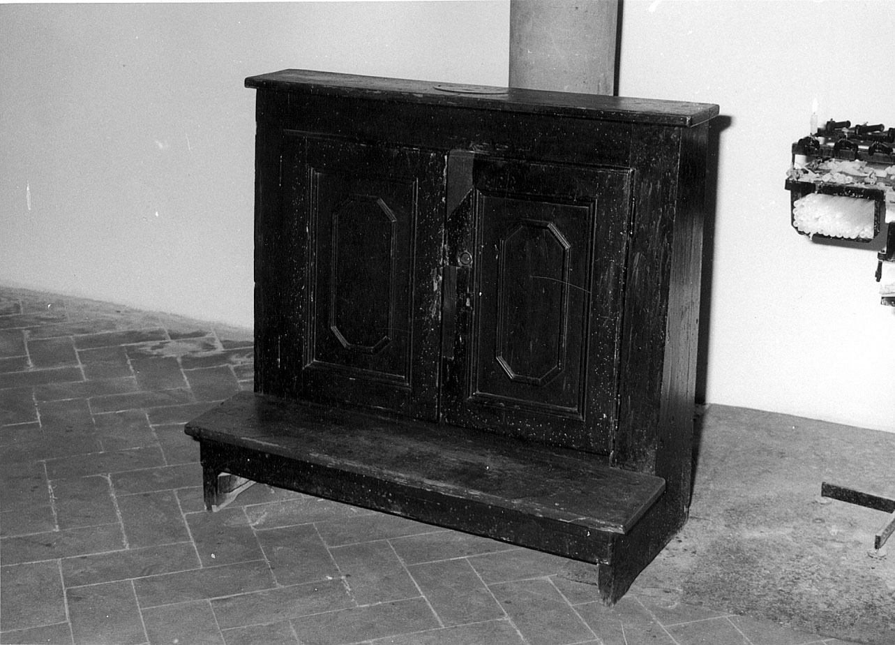 inginocchiatoio, opera isolata - produzione piemontese (fine/ inizio secc. XIX/ XX)