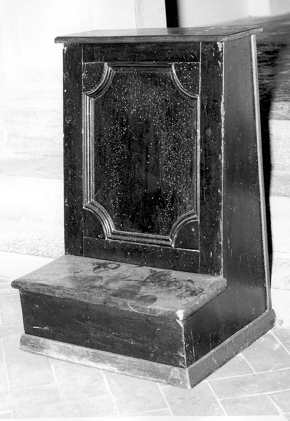 inginocchiatoio, serie - ambito ligure-piemontese (metà sec. XIX)