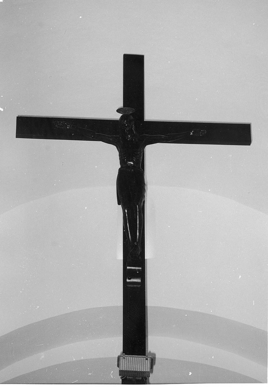 Cristo crocifisso (crocifisso, opera isolata) - produzione italiana (metà sec. XX)