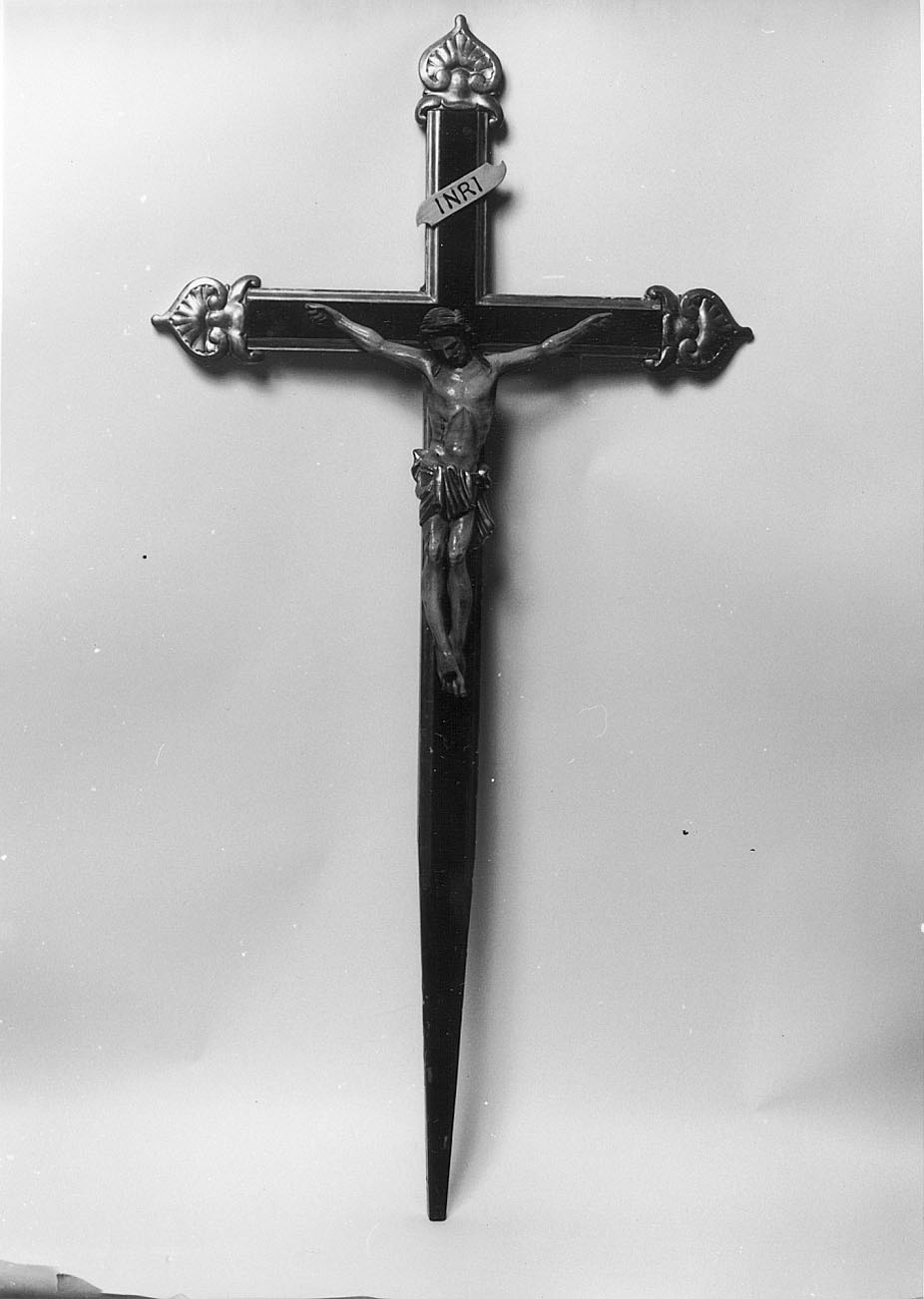 Cristo crocifisso (crocifisso, opera isolata) - ambito ligure-piemontese (ultimo quarto sec. XVIII)