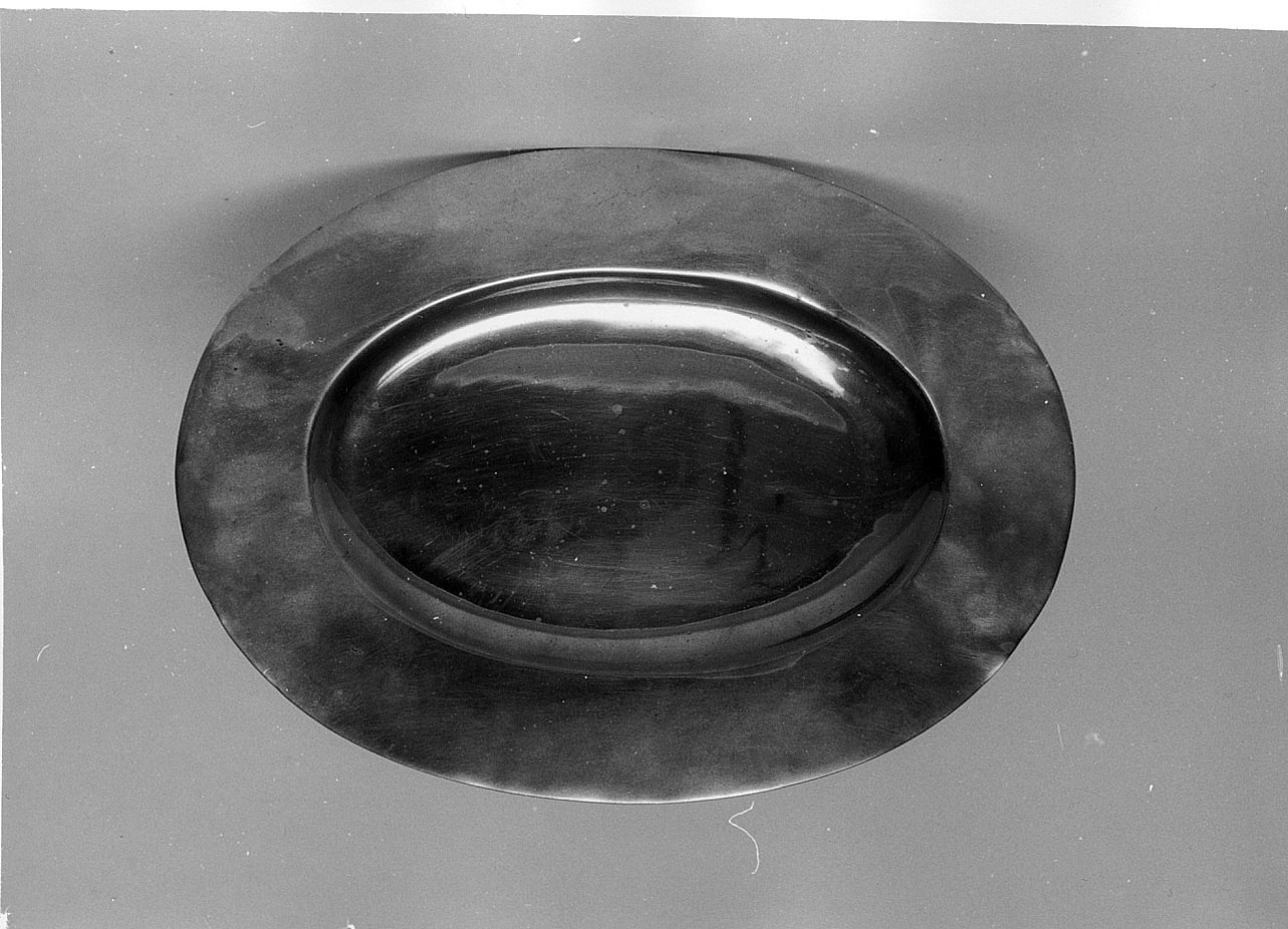 piattino da comunione, opera isolata - ambito ligure-piemontese (sec. XIX)