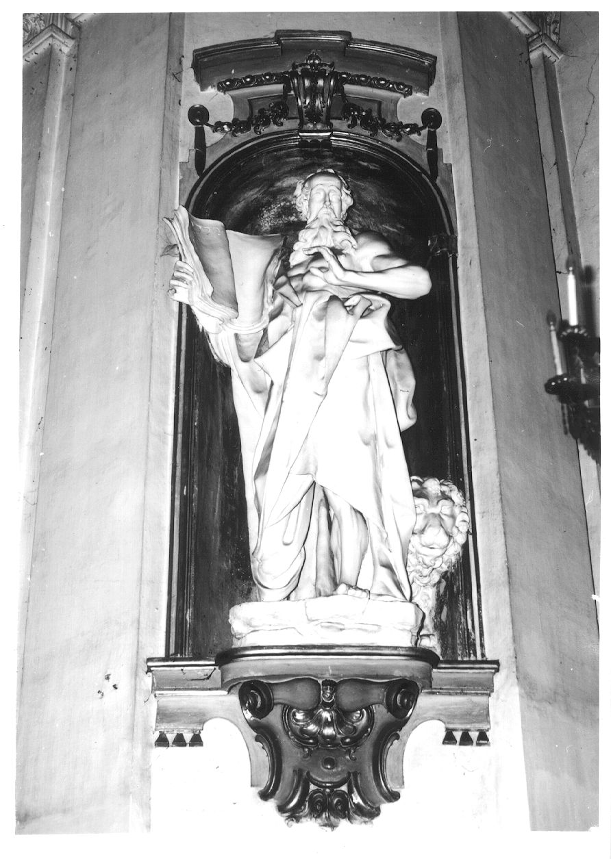 SAN MARCO EVANGELISTA (statua, elemento d'insieme) - bottega ligure (sec. XVIII)