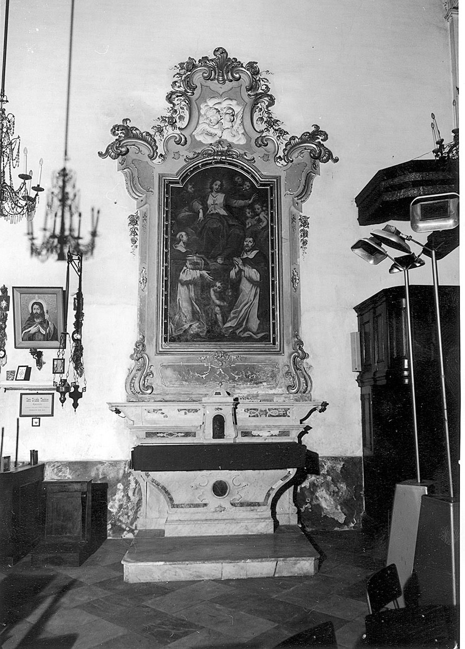 altare - a edicola, opera isolata - bottega ligure (metà sec. XVIII)