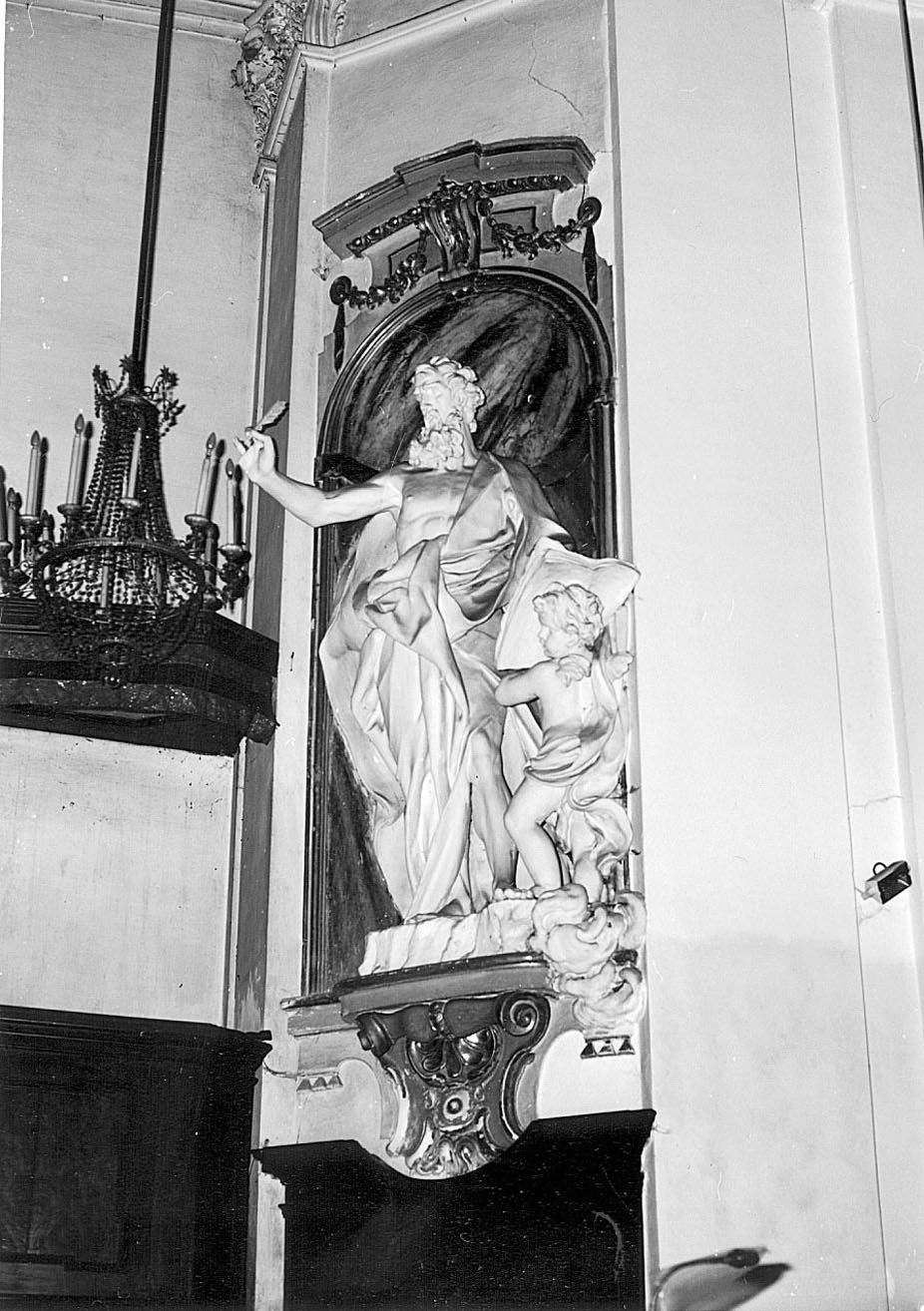 SAN MATTEO EVANGELISTA (statua, elemento d'insieme) - bottega ligure (sec. XVIII)