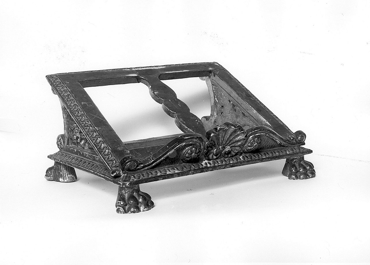 leggio d'altare, opera isolata - bottega ligure (seconda metà sec. XIX)