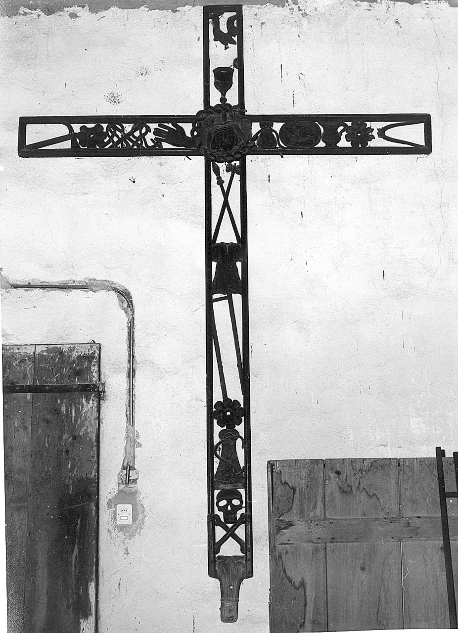 croce penitenziale, opera isolata - bottega ligure (sec. XIX)