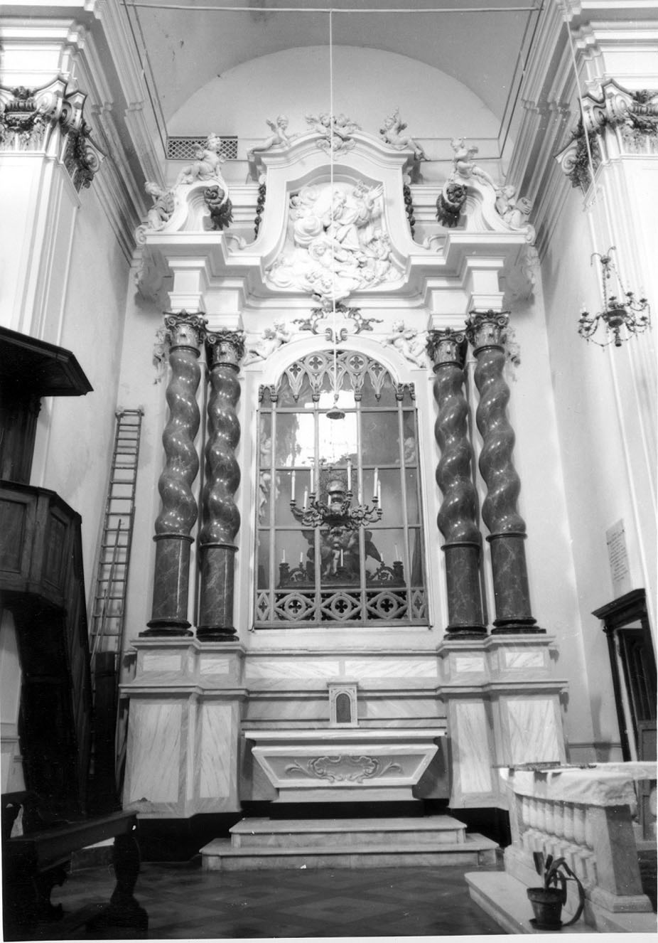altare, opera isolata - bottega ligure (ultimo quarto sec. XVII)