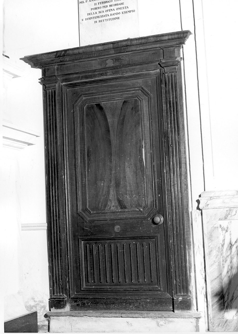 porta, opera isolata - bottega ligure (prima metà sec. XIX)