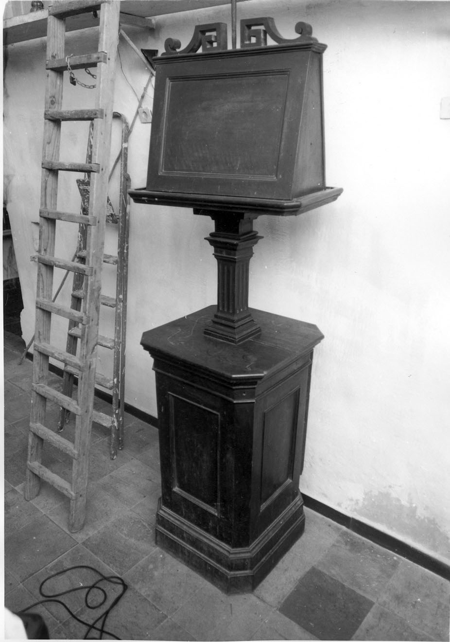 badalone, elemento d'insieme - bottega ligure (prima metà sec. XIX)