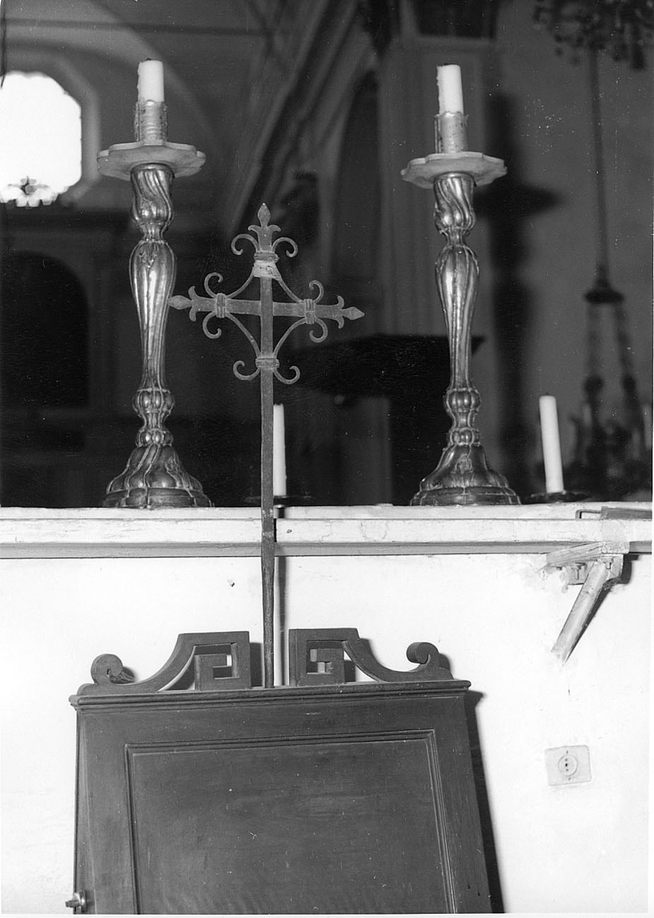 croce, elemento d'insieme - bottega ligure (sec. XVII)
