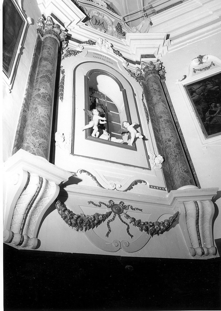 cornice architettonica, opera isolata - bottega ligure (inizio sec. XIX)