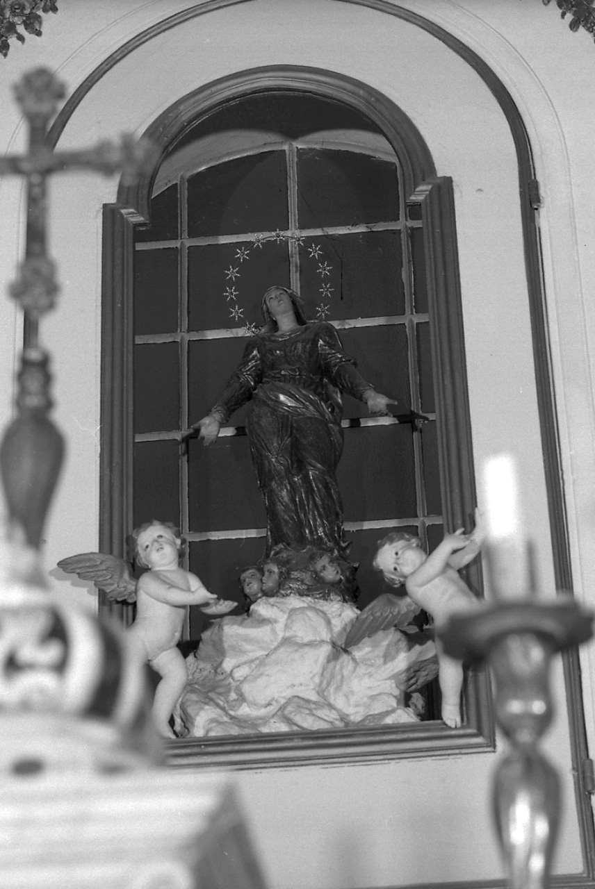 MADONNA ASSUNTA (statua, opera isolata) - bottega ligure (ultimo quarto sec. XVII)