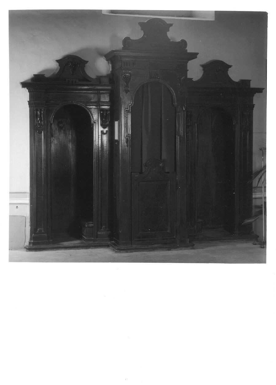 confessionale, opera isolata - bottega piemontese (seconda metà sec. XVIII)