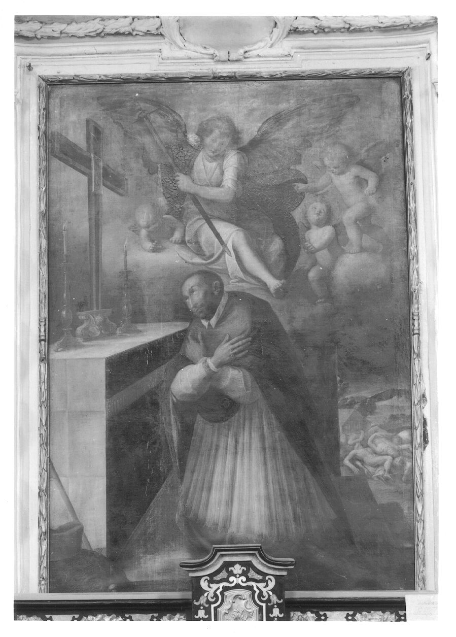 cornice, elemento d'insieme - bottega piemontese (prima metà sec. XVII)