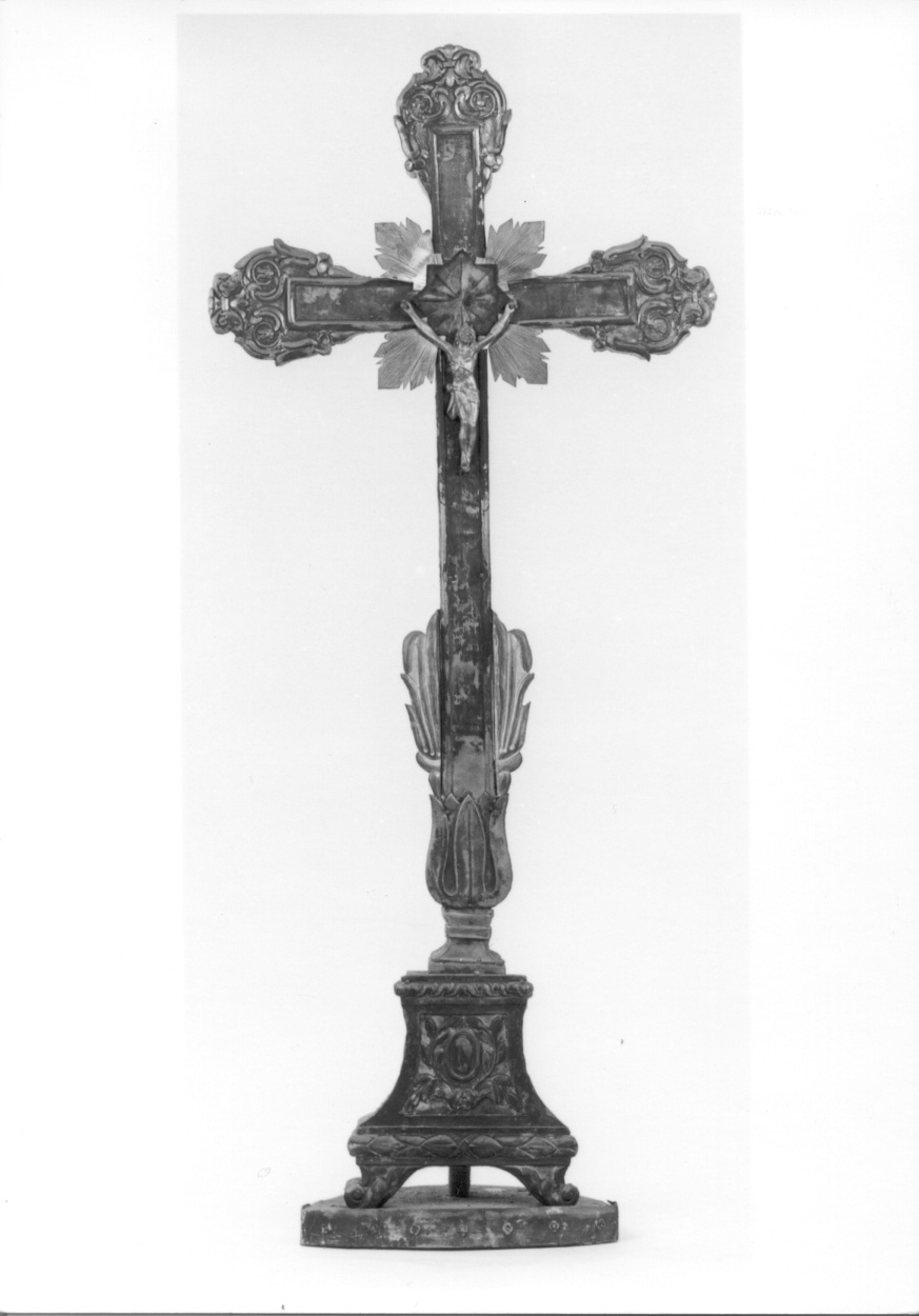 croce d'altare - manifattura alessandrina (prima metà sec. XIX)