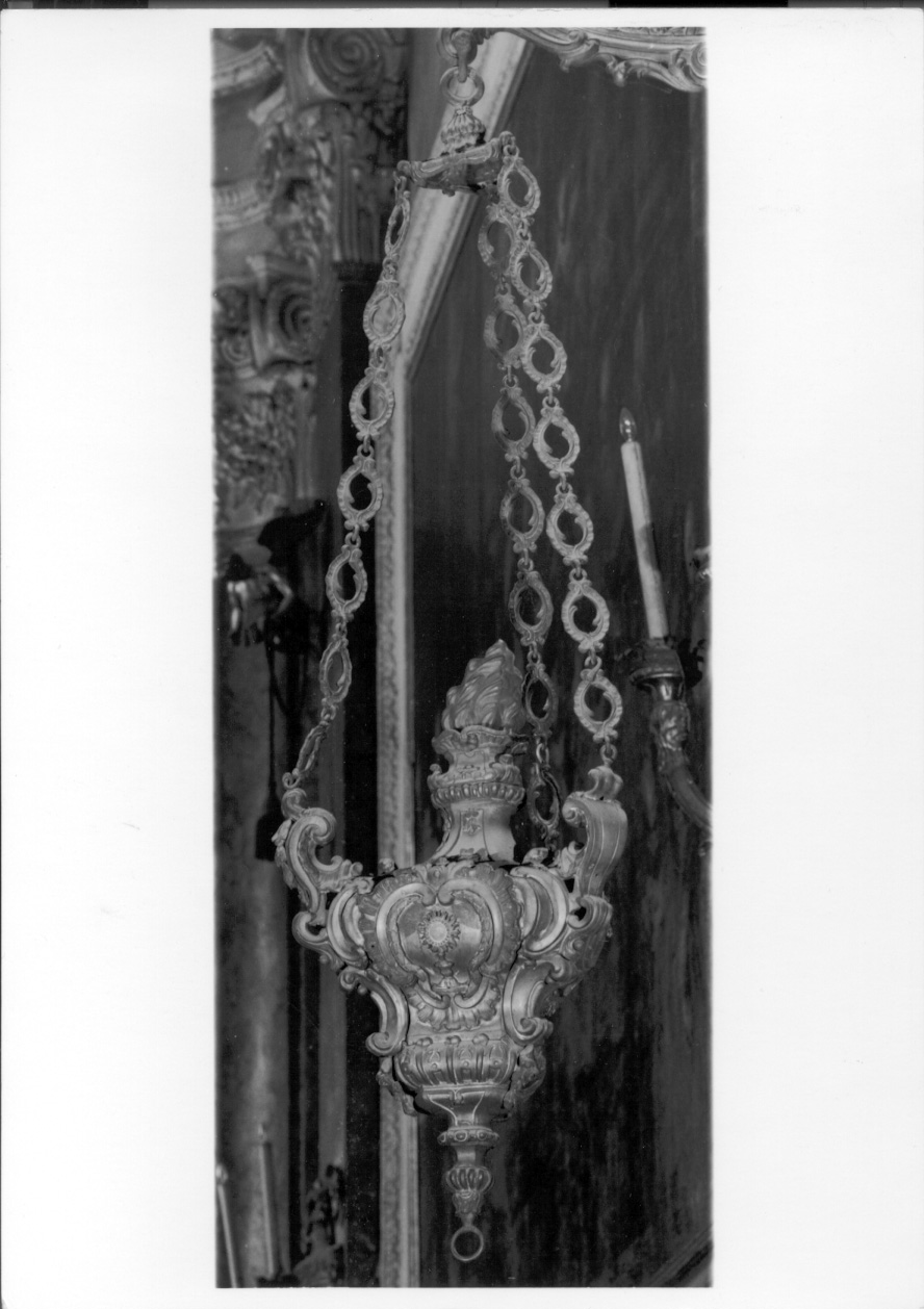 ostensorio (lampada del SS. Sacramento) di Ferrazzoli Carlo (terzo quarto sec. XVIII)