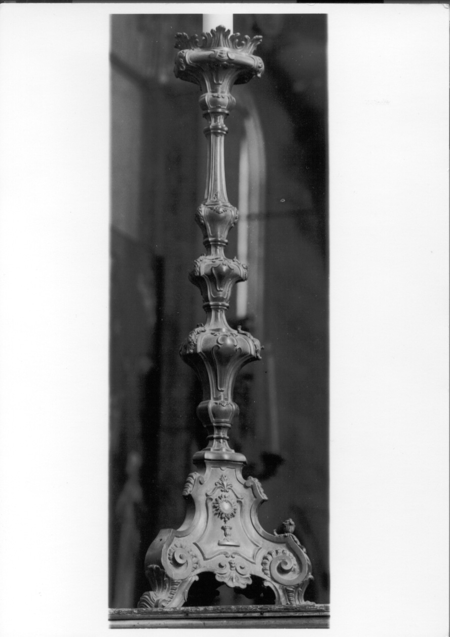 ostensorio (candeliere) di Ferrazzoli Carlo (terzo quarto sec. XVIII)