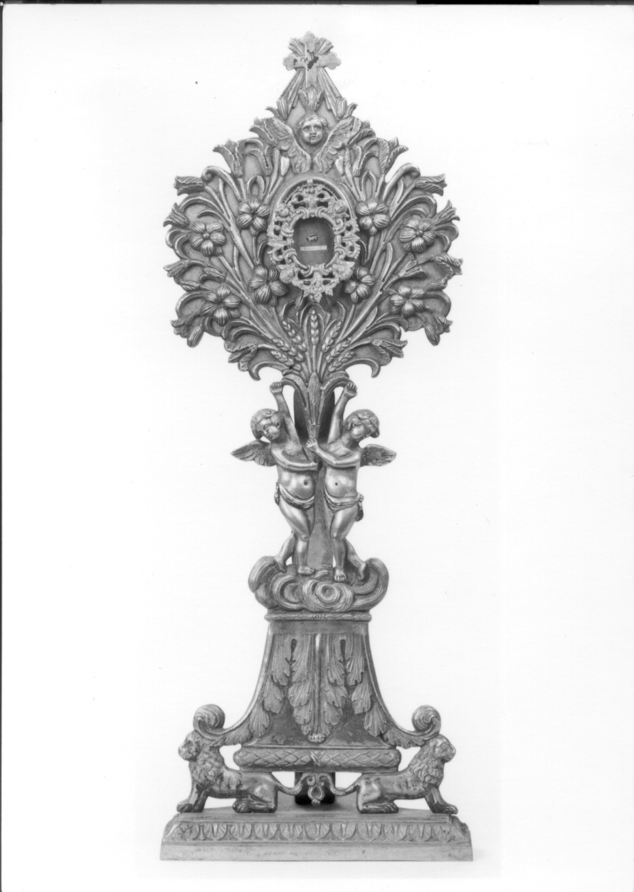 reliquiario - a ostensorio di Bertarelli Fratelli Ditta (inizio sec. XX)