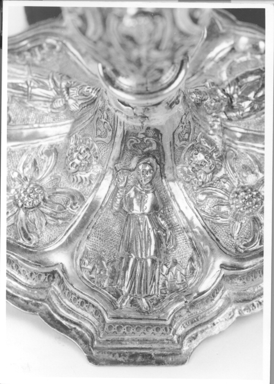 San Carlo Borromeo (decorazione plastica) di Bertarelli Fratelli Ditta (fine sec. XIX)