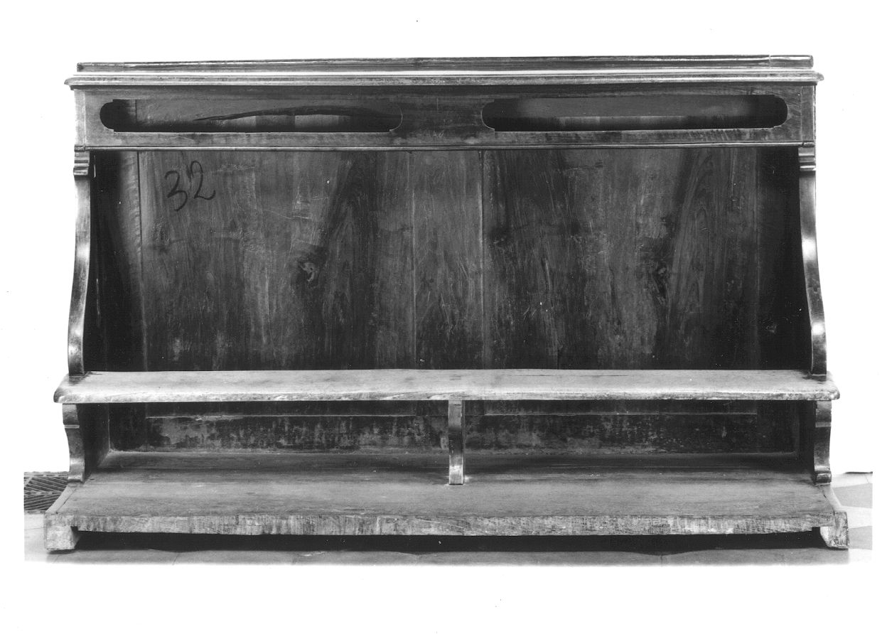 inginocchiatoio, opera isolata - bottega piemontese (prima metà sec. XX)