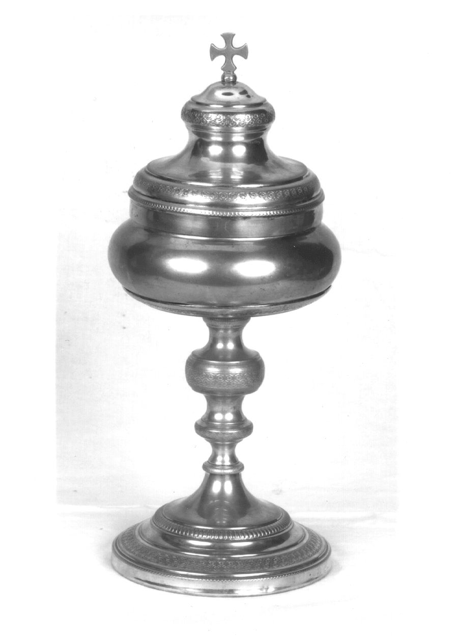 pisside, opera isolata - bottega piemontese (fine/ inizio secc. XIX/ XX)