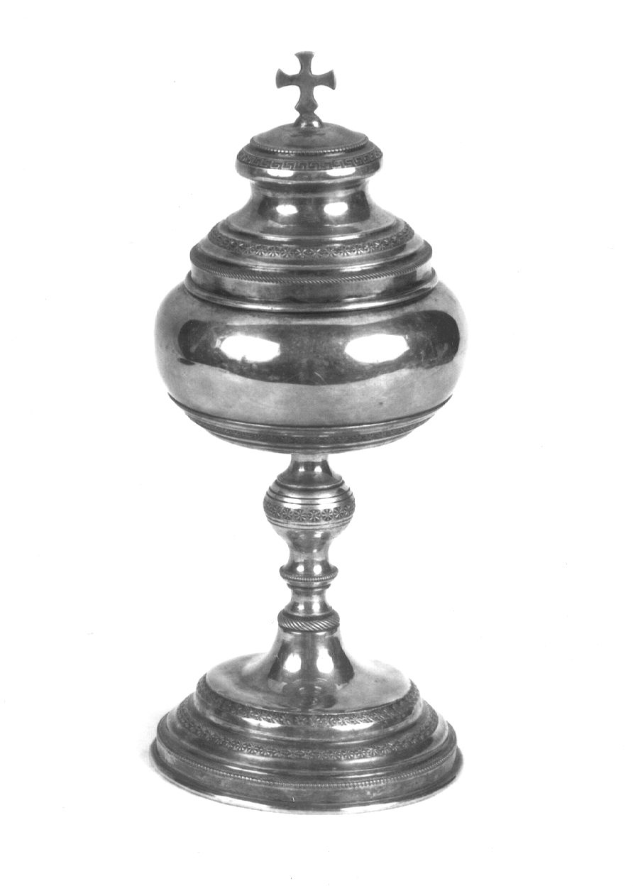 pisside, opera isolata - bottega piemontese (fine/ inizio secc. XIX/ XX)