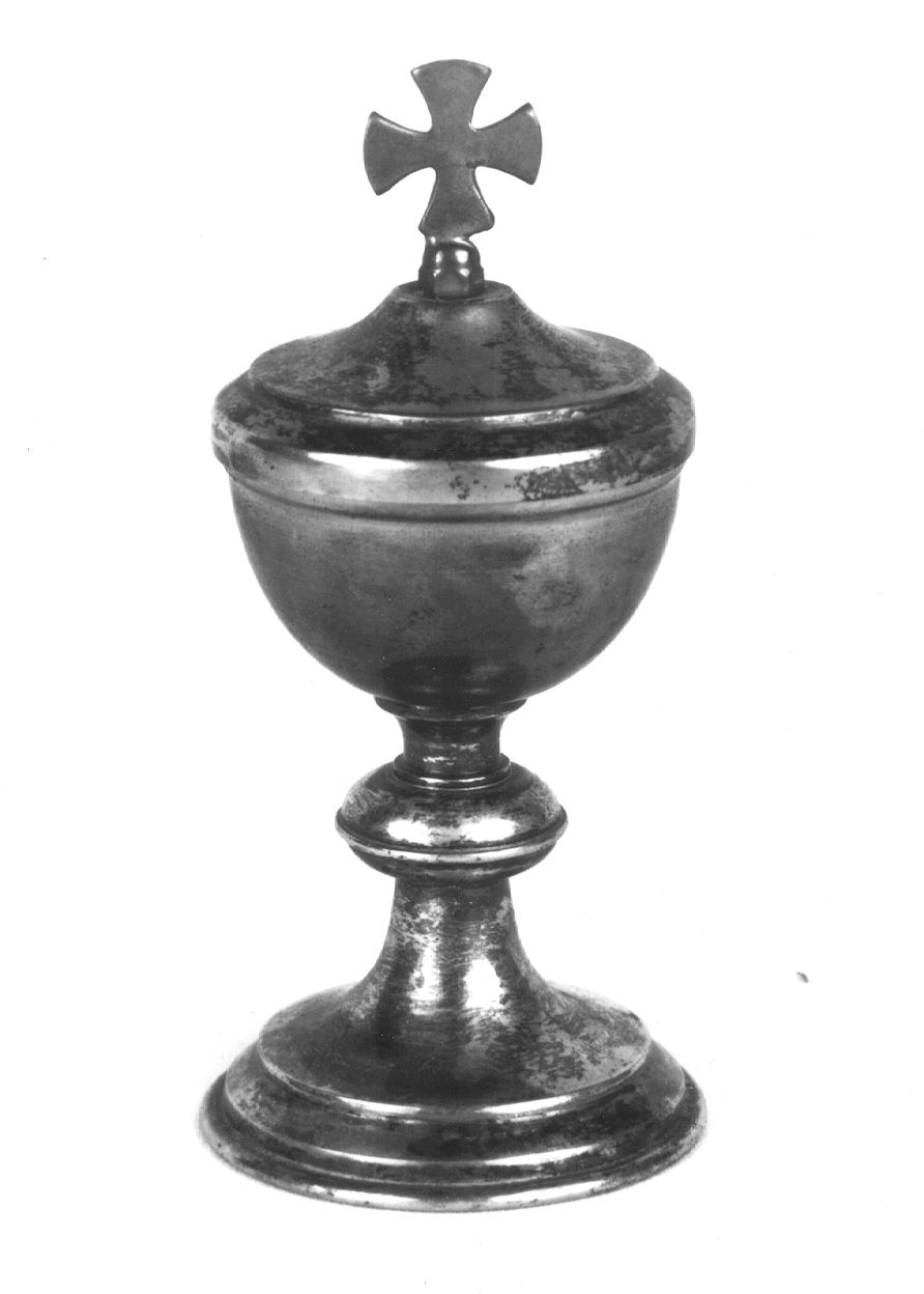 pisside da viatico, opera isolata - bottega piemontese (seconda metà sec. XIX)