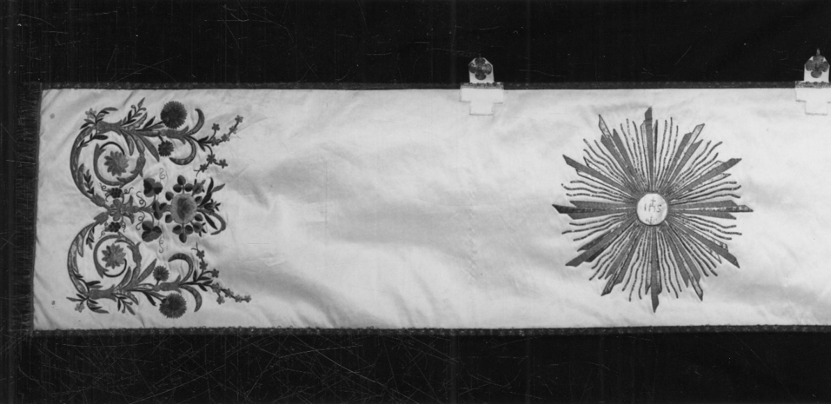 velo omerale, opera isolata - manifattura piemontese (prima metà sec. XIX)