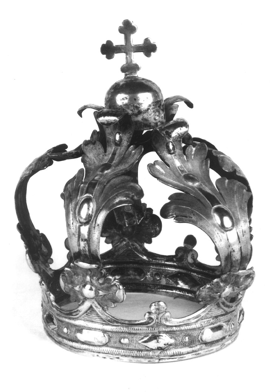 corona da statua, opera isolata - bottega piemontese (seconda metà sec. XVIII)