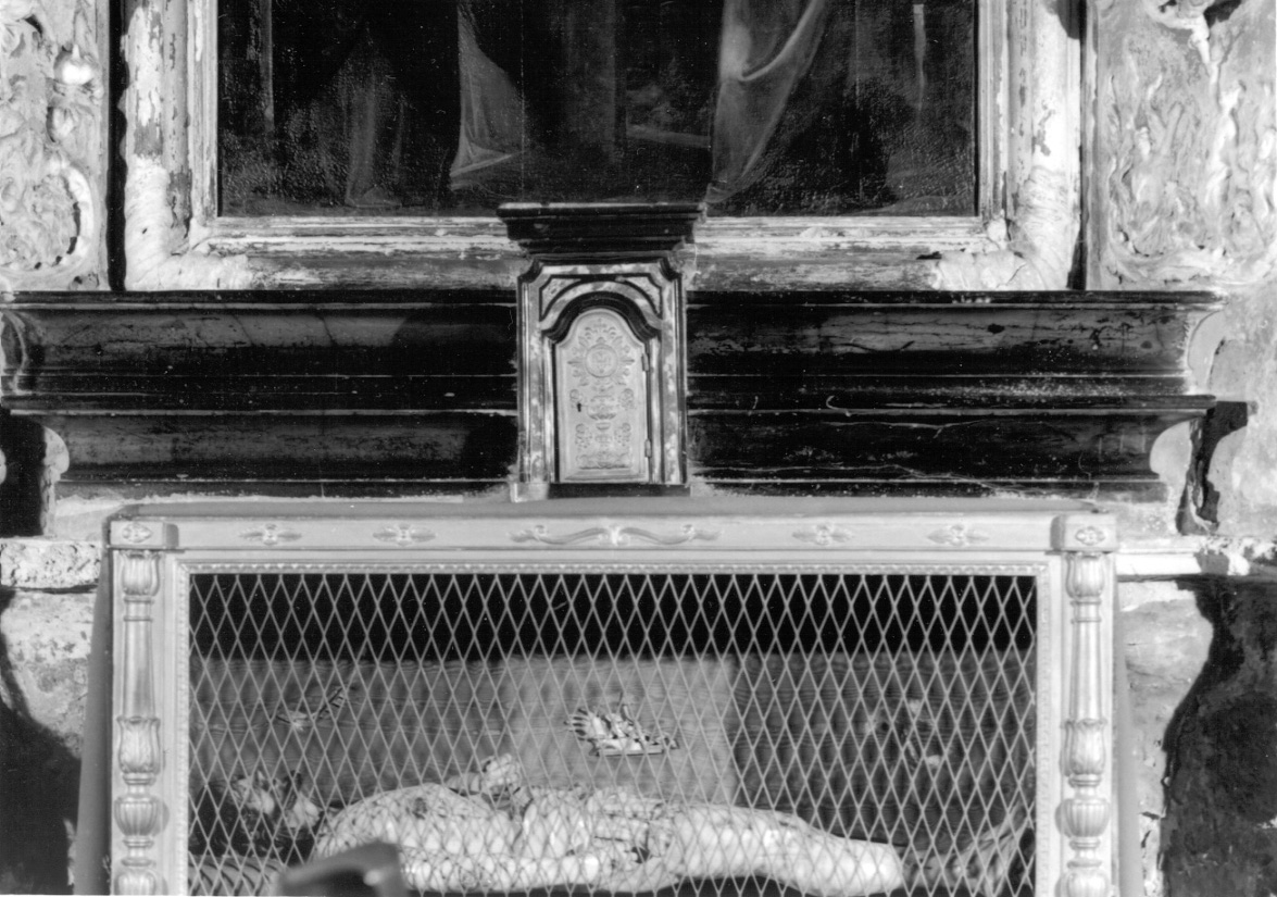 gradino d'altare, opera isolata - ambito lombardo (seconda metà sec. XVIII)