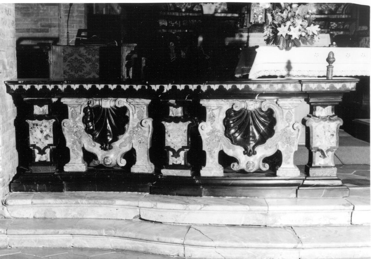 balaustrata, opera isolata di Bassi Onorato (metà sec. XVIII)