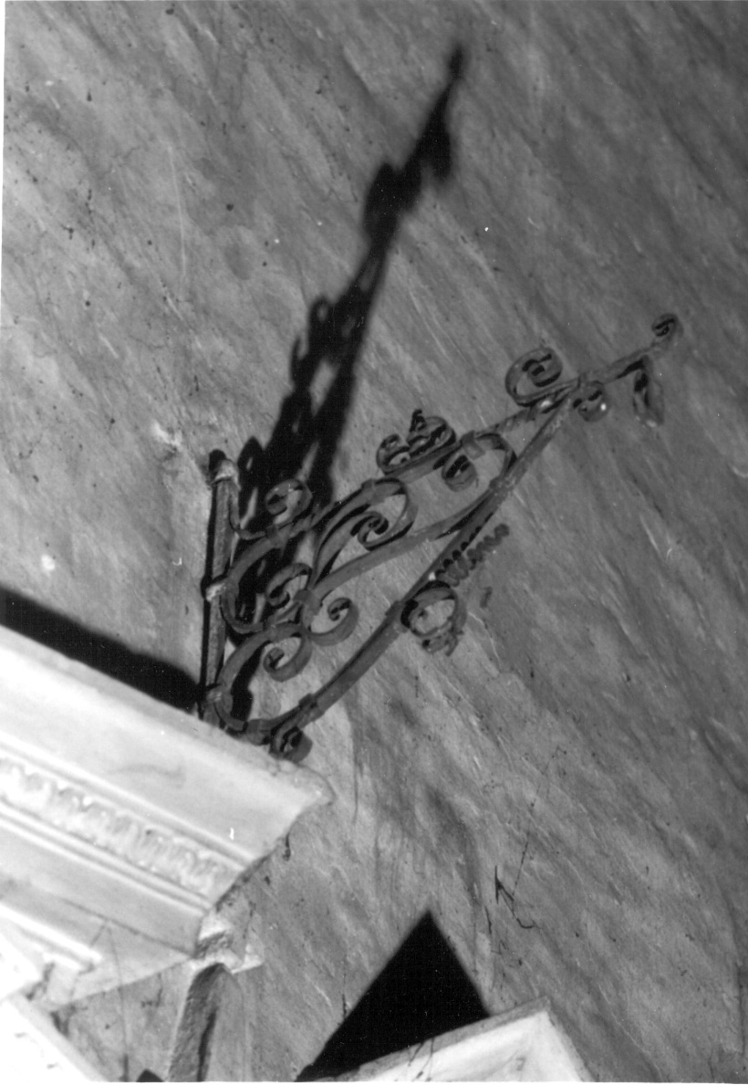 candeliere da parete, opera isolata - bottega lombarda (sec. XVIII)