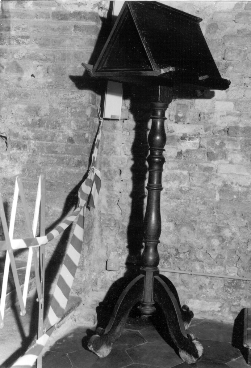 leggio a struttura fissa, opera isolata - ambito piemontese (fine/ inizio secc. XVIII/ XIX)