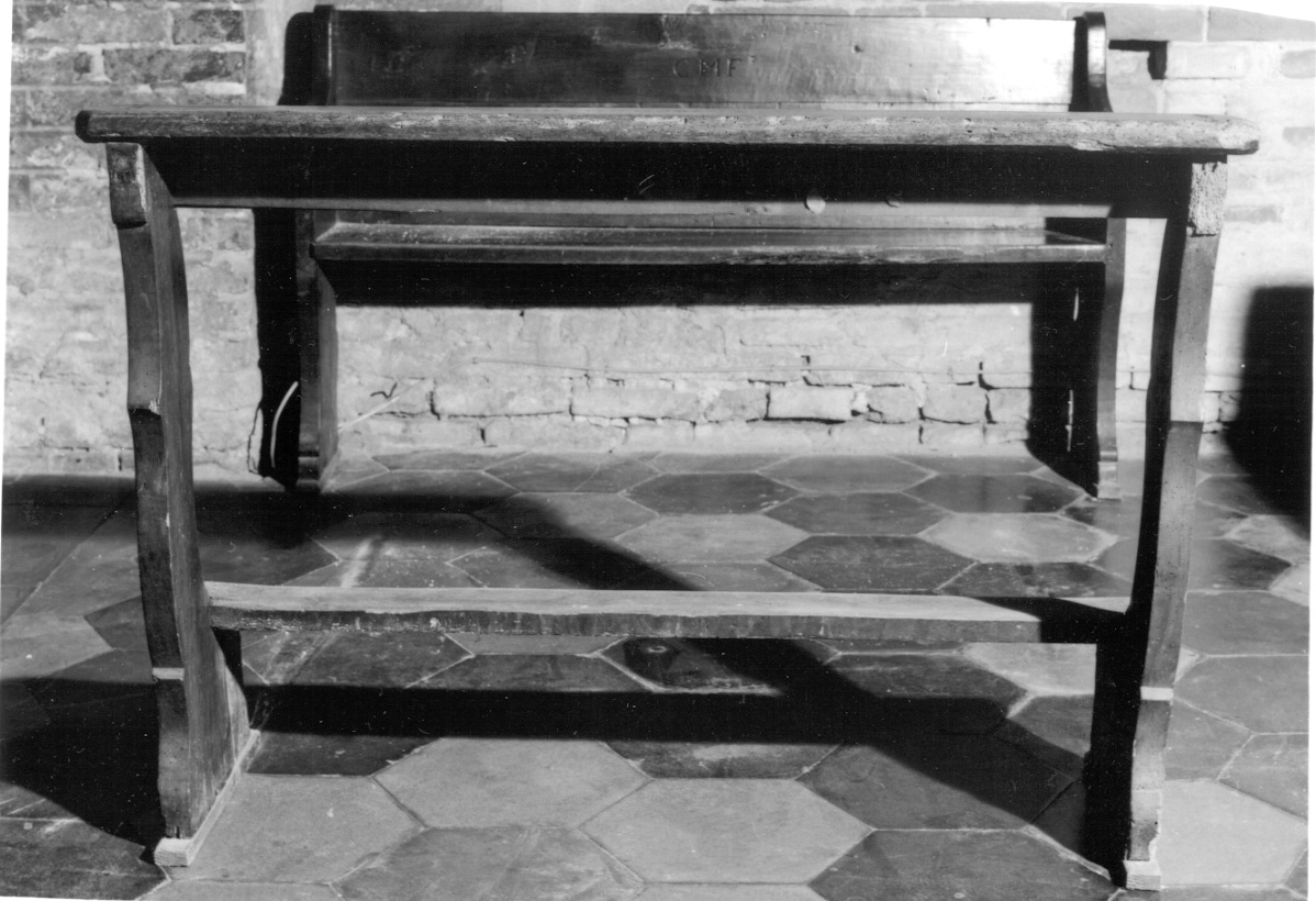 inginocchiatoio, opera isolata - ambito piemontese (sec. XIX)