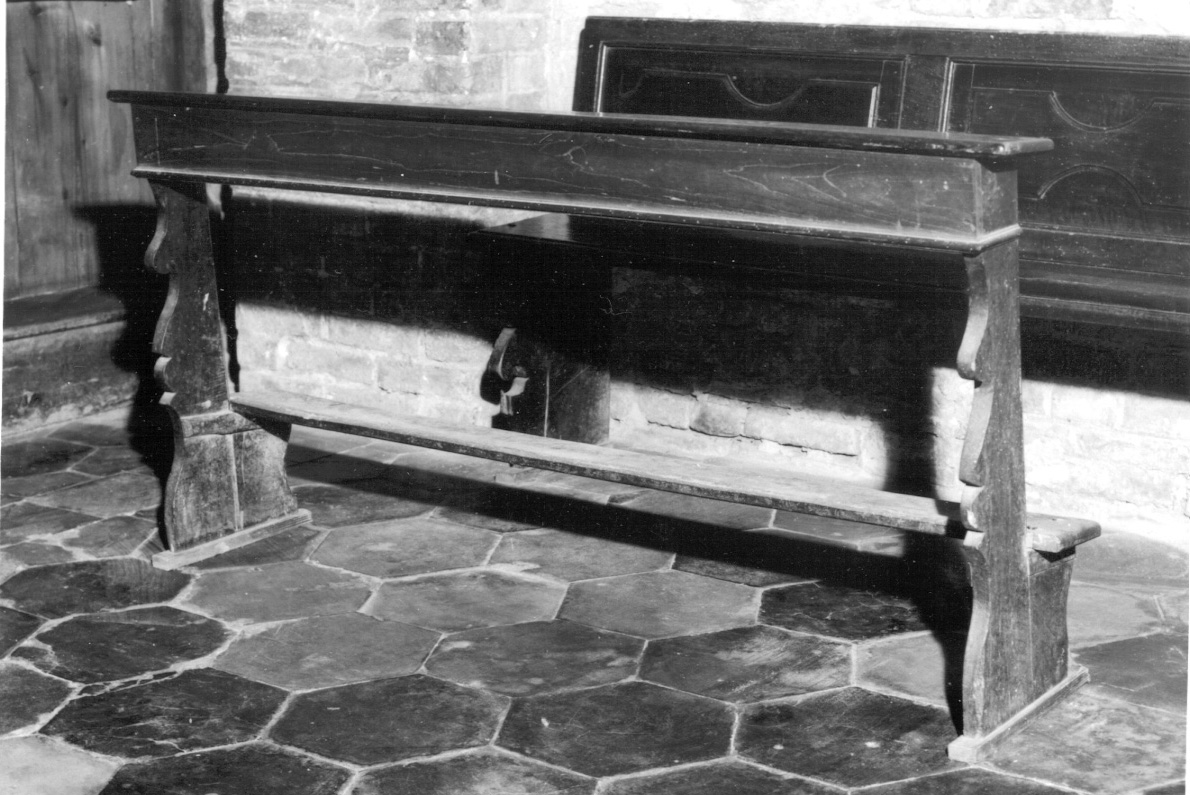 inginocchiatoio, opera isolata - ambito piemontese (fine/ inizio secc. XVIII/ XIX)