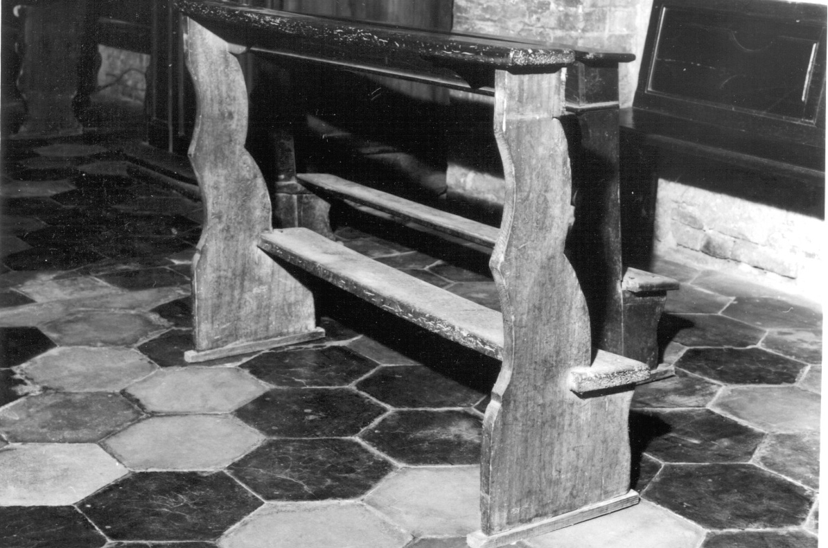 inginocchiatoio, opera isolata - ambito piemontese (sec. XIX)