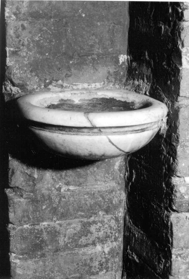 acquasantiera - da parete, opera isolata - bottega lombarda (sec. XVIII)